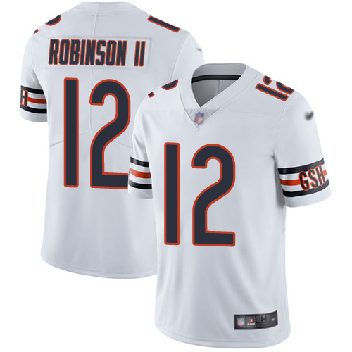 Chicago Bears Limited White Men Allen Robinson Road Jersey NFL Football #12 Vapor Untouchable->youth nfl jersey->Youth Jersey
